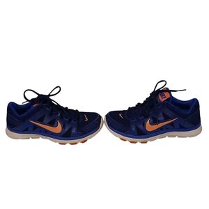 Nike Kids Sneakers in Navy and Orange